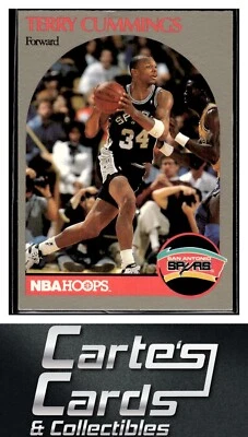 Terry Cummings 1991 Sears Hoops 100 Superstars #87 San Antonio Spurs - Image 1 of 2