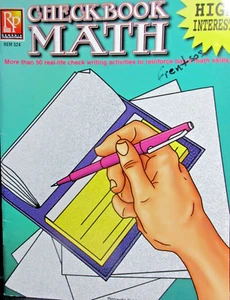 Checkbook Math: More than 50 real-life check writing activities - REM 524 - Foto 1 di 3