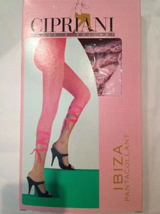 Pantacollant a Rete Rosa Legati sopra la Caviglia - Cipriani taglia 46/48 Nuovi - Bild 1 von 1