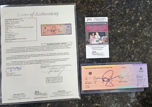 Mark McGwire Rookie Signed 1984 Baseball Olympic Full Ticket JSA W/ COA & Letter - Picture 1 of 5