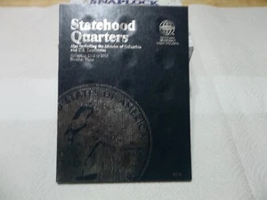Carpeta de monedas Whitman 8112 Statehood/DC/Territory Quarter #3 2006 - 2009 ENVÍO GRATUITO - Imagen 1 de 1