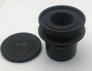 LOMO OKC1-50-1 2/50mm OCT19 Soviet lens for Konvas-2M Kinor-35 movie camera EXC! - Picture 1 of 6