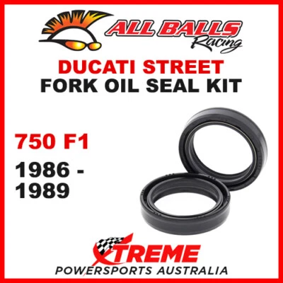 Комплект масляных уплотнений для вилки All Balls 55-112 Ducati 750 F1 1986-1989 38x50x10,5 - Изображение 1 из 2
