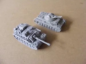 3D Printed 1/100 German Assault Gun & Anti-Aircraft Tank Flames of War WW2 - Bild 1 von 3
