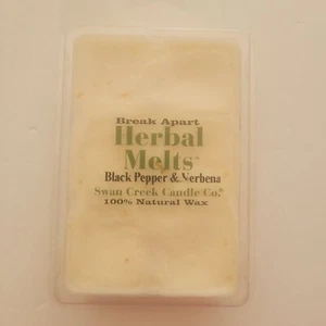 Black Pepper & Verbena Swan Creek Candle Herbal Break Apart Melts 02217 - Picture 1 of 2