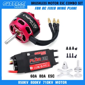 SURPASS HOBBY Bürstenloser Außenläufermotor 60A 80A ESC Combo für RC Fixed Wing - Picture 1 of 14