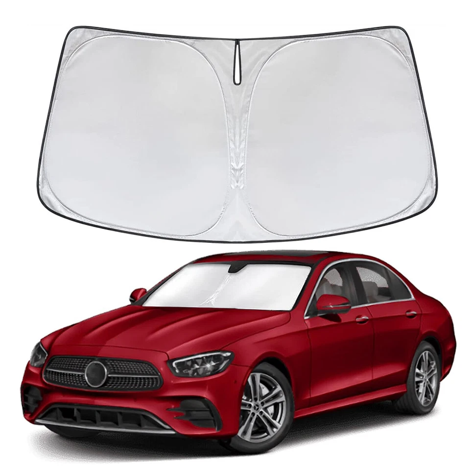 Parabrisas de coche para Mercedes Benz E200 E250 E300 E350 cubierta anti UV Foto 1 de 4