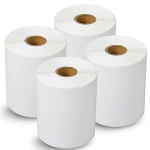 4 rotoli 4""X6"" spedizione termica diretta 1000 etichette per Zebra Eltron ZP450 LP2844 - Foto 1 di 17