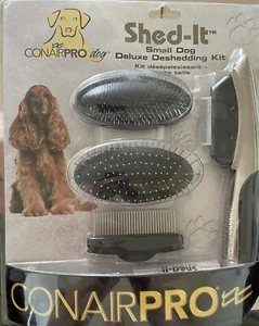 ConairPro Dog Shed-It kleiner Hund De-Shedding Pflege Werkzeug Kit - Kostenloser Versand - Bild 1 von 2
