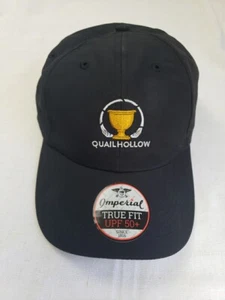 Quail Hollow Golf Hat Cap Strap Back Imperial Lightweight Golfer One Size - Picture 1 of 9