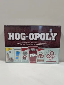 Hog-Opoly Board Game, University of Arkansas Razorbacks Hogs, New Sealed Package - Picture 1 of 5