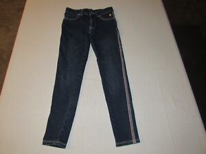 Matilda Jane Girl's 435 Blue Denim Jeans Size 8 Waist 22" Inseam 23"
