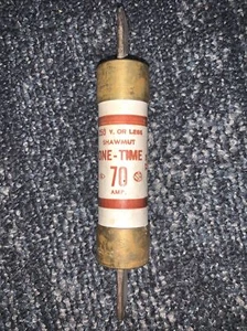 New Gould Shawmut OT70 70Amp 250V Tri-onic Fuses Class RK5 200kA OT 70 - Picture 1 of 5
