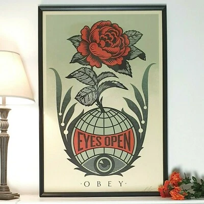 Shepard Fairey (OBEY) - Eyes Open - Signiert - 2024 - Bild 1 von 4