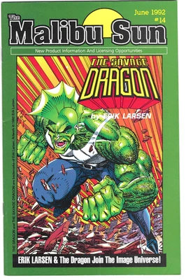 Malibu Sun # 14 (VF 8.0) 1992 Savage Dragon - Image 1 of 3