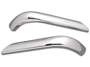 Rear Fender Trim Stripe Set Chrome fits Harley Davidson - Picture 1 of 2