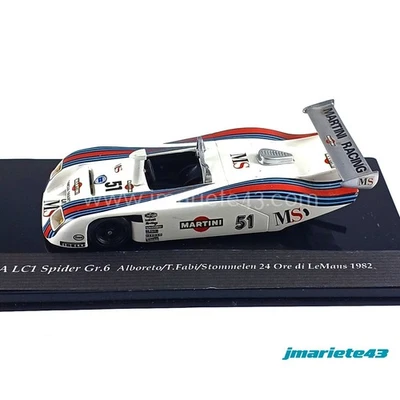 Lancia LC1 Spider #51 Alboreto - T. Fabi - Stommelen Le Mans 1982 1:43 Dano RARO Foto 1 de 4