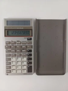 Texas Instruments BA-SOLAR Business Analyst Calculator with Cover Free Ship - Picture 1 of 6