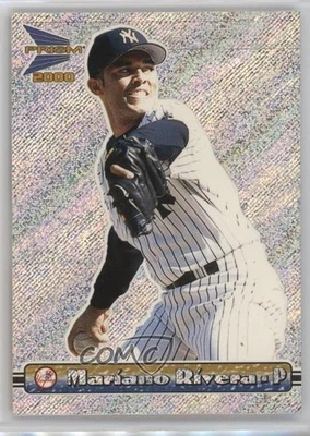 2000 Pacific Prism Silver Woodgrain Mariano Rivera #101 HOF - Image 1 of 2