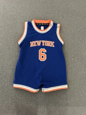 Mameluco Jersey Infantil New York Knick 18 Meses Adidas 6 Porzingis NBA Baloncesto Foto 1 de 4