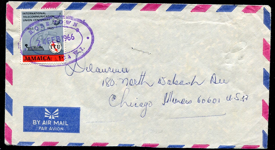 JAMAICA (24913): HOPE TOWN Cancelar/TRD Cubierta 1966 Foto 1 de 1