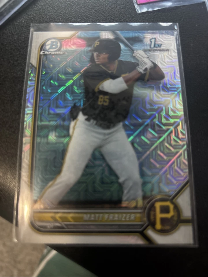 2022 Bowman - Chrome Prospects  Mojo Refractor #BCP-91 Matt Fraizer (RC) - Image 1 of 1