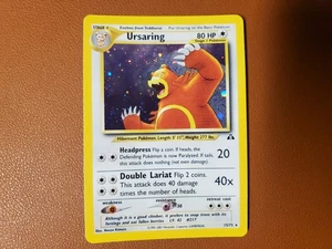 Ursaring 15/75 Holo Rare Neo Discovery Pokémon Card TCG WOTC LP / NM - Picture 1 of 2
