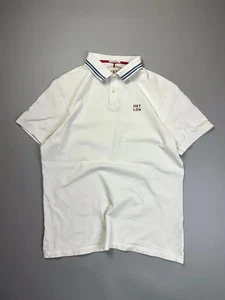 Hackett London Basic White Golf Polo Men's US M / - Picture 1 of 4