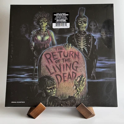 THE RETURN OF THE LIVING DEAD * LIMITED CLEAR w/ BLOOD SPLATTER VINYL SOUNDTRACK - Image 1 of 4