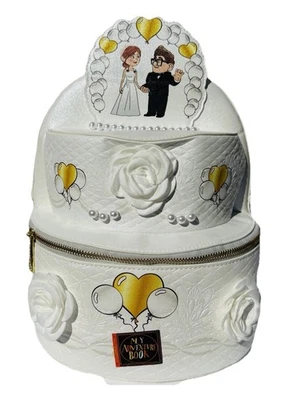 Mini Mochila Loungefly Disney Pixar UP Pastel de Boda BoxLunch Exclusiva Nueva con Etiquetas Foto 1 de 4