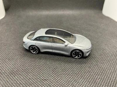 Hot Wheels - Lucid Air Silver - Diecast Collectible - 1:64 Scale - USED - Image 1 of 3