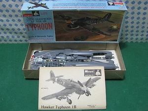 Rare Vintage Monogram - HAWKER TYPHOON MK1B - 1/4" Monogram - MIB - Imagen 1 de 1
