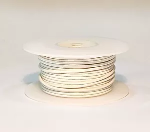 Cable de conexión automotriz TXL 22 AWG BLANCO ~ carrete de 48 pies ¡NUEVO! - Imagen 1 de 1