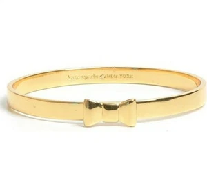 Kate Spade New York Take A Bow Gold Tone Bow Bracelet Bangle - Picture 1 of 1