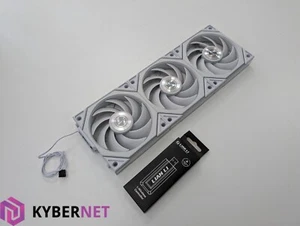 Lian Li Uni Fan TL Wireless 120 RGB Kit de ventilateur de refroidissement 3x (blanc) avec L-Wireless - Photo 1/5