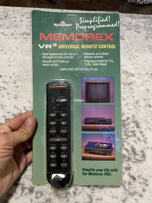 Vtg Memorex VR3 Universal Remote Control New Old Stock - Image 1 of 4