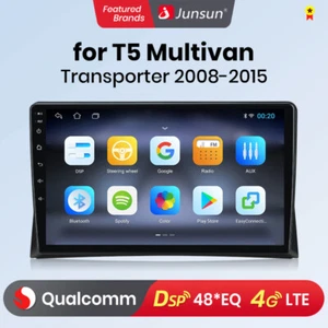 Radio de coche 4+64G 8 núcleos CarPlay Android 13 GPS Navi para VW Multivan T5 2008-2015 - Imagen 1 de 14