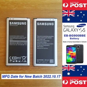Samsung S5 Battery I9600 EB-BG900BBE 2800mAh with NFC made in Korea - Local - Photo 1 sur 12