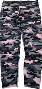 Calvin Klein Performance Sportleggings Damen grau & pink Camouflage - L - Bild 1 von 3