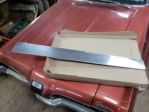 1968 1969 Buick Riviera Left Lower Door Molding Wide Stainless Trim - Picture 1 of 17