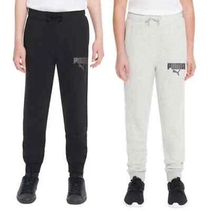 PUMA Youth Boy's Fleece Jogger Pant, sizes 5/6,S7/8, M (10/12),  L (14/16) - NWT - Picture 1 of 24