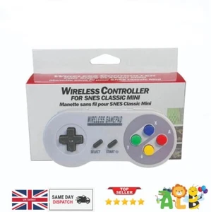 SNES Wireless Controller 2.4GHZ For SNES NES Classic MINI PC Raspberry Pi USB - Picture 1 of 3