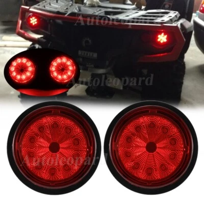 2x Red LED Tail light for Can-Am Outlander Renegade Commander Maverick 2011-2023 - Image 1 of 4