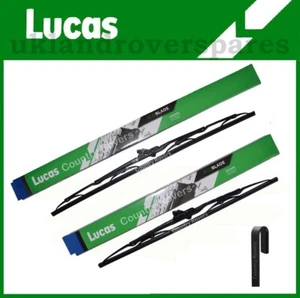 MAZDA 3 WIPER BLADES 2008 to 2013 LUCAS QUALITY BRAND SIZES 24" & 19" - Picture 1 of 7