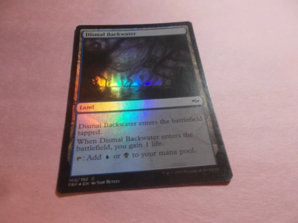 Dismal Backwater x1 FOIL MTG Fate Reforged Multi-Color Common Land NM - Image 1 of 1