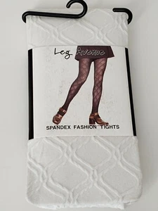 Leg Avenue Spandex Fashion Tights - White - One Size Fits All K97 - Picture 1 of 5