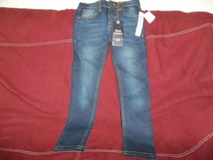 NWT--True Indigo Original Brand jeans size 7--blue, adj. waist, pockets - Picture 1 of 4