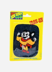 Parche de hierro Mighty Mouse Joy Insignia de colección bordado dibujos animados superhéroe EE. UU. - Imagen 1 de 4