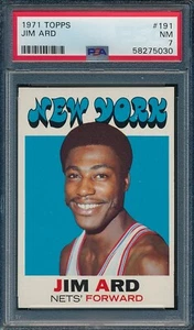 1971 TOPPS JIM ARD #191 PSA 7 *Centered* - Picture 1 of 2