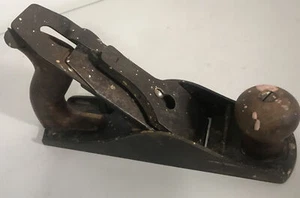 Vintage- Unbranded Wood Smooth Bottom Hand Plane-9-1/4" base - Picture 1 of 8